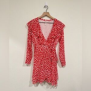 Free People Wrap Mini Dress